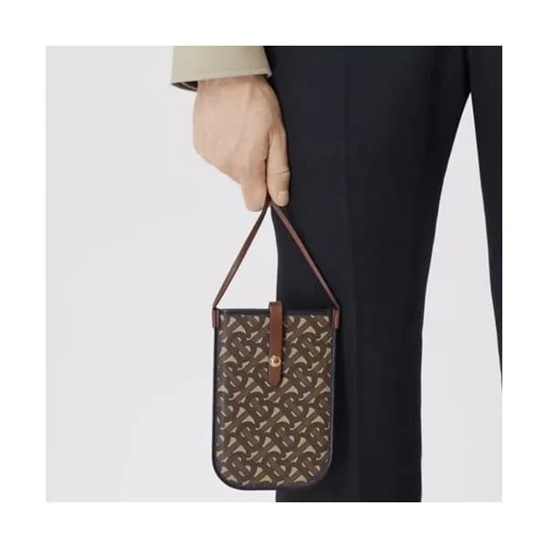 Burberry 2020 Canvas Phone Bag / Shoulder Bag, 18… - 1