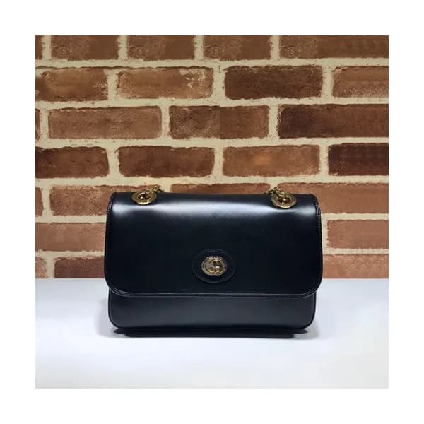 Gucci 2020 Marina Leather Shoulder Bag,25CM - 구찌 2… - 1