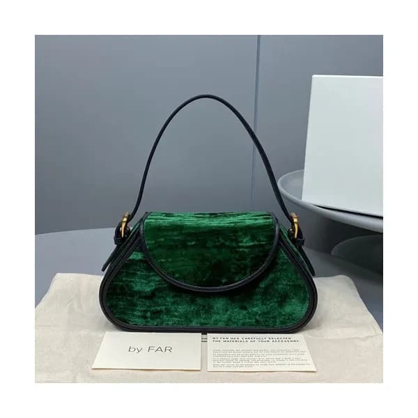 By Far 2020 Velvet Tote Bag,21cm - 바이파 2020 벨벳 체인 … - 1