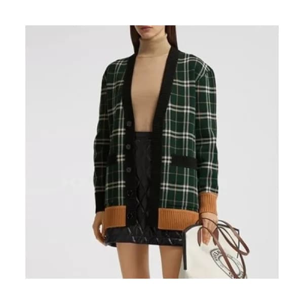 [버버리]Burberry 2020 Womens Vintage V-neck Wool Card… - 1