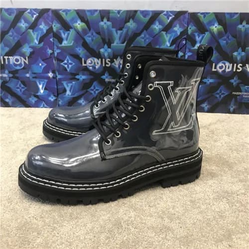 Louis Vuitton 2020 Men's Leather Ankle Boots -… - 1