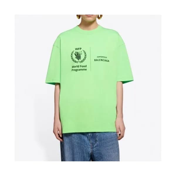[발렌시아가]Balenciaga 2021 Mm/Wm Logo Cotton Short Sle… - 1