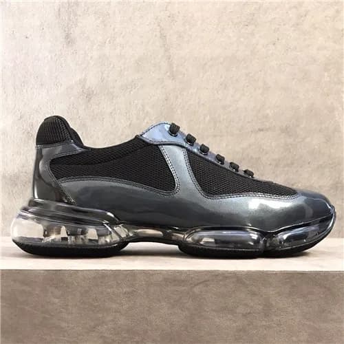 Prada 2021 Men's Leather Sneakers - 프라다 2021 남… - 1