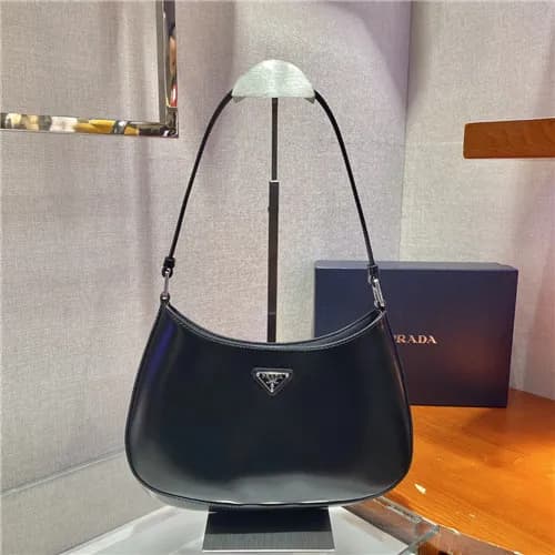 [매력터지는]Prada 2021 Women's Leather Hobo Bag,26.… - 1