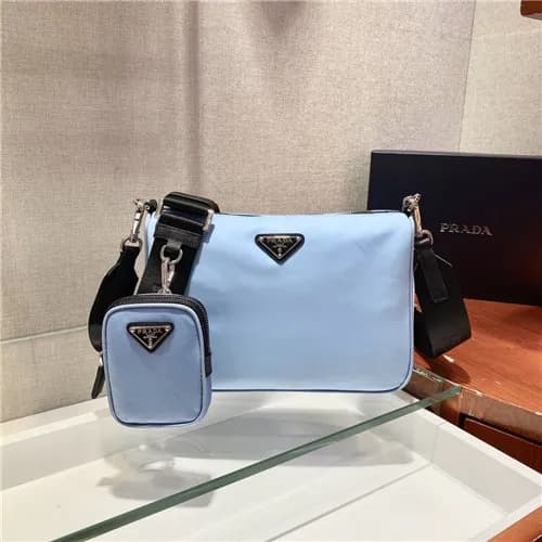 Prada 2021 Man's Nylon Shoulder Bag,24cm,2VH11… - 1