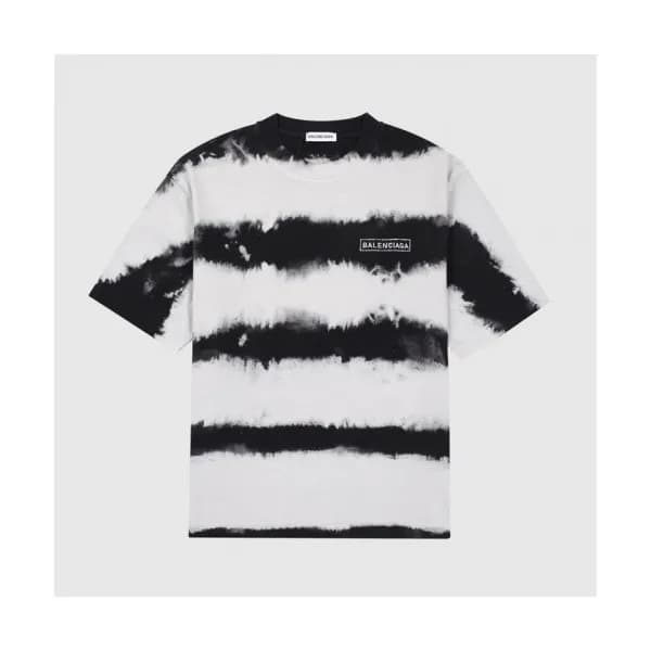 Balenciaga Mm/Wm Logo Cotton Short Sleeved Tshirt… - 1