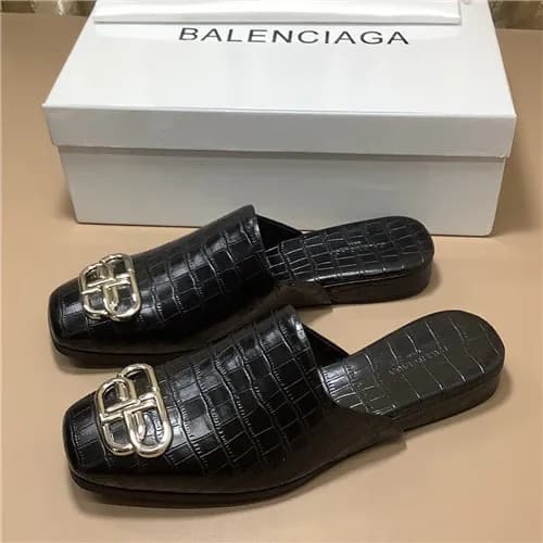 Balenciaga 2021 Men's Leather Mule,BALS0250 - … - 1