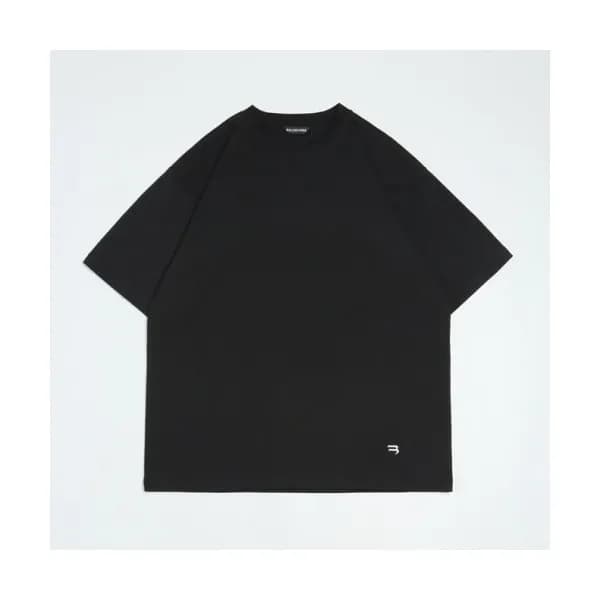 Balenciaga Mm/Wm Logo Cotton Short Sleeved Tshirt… - 1