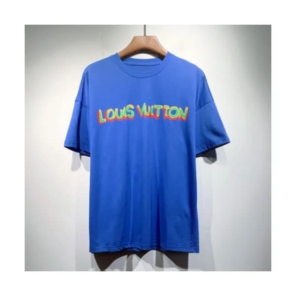 Louis vuitton Mm/Wm Logo Short Sleeved Tshirts - … - 1