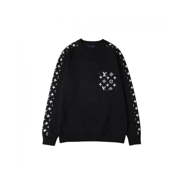 Louis vuitton Mm/Wm Casual Cotton Tshirts Black -… - 1