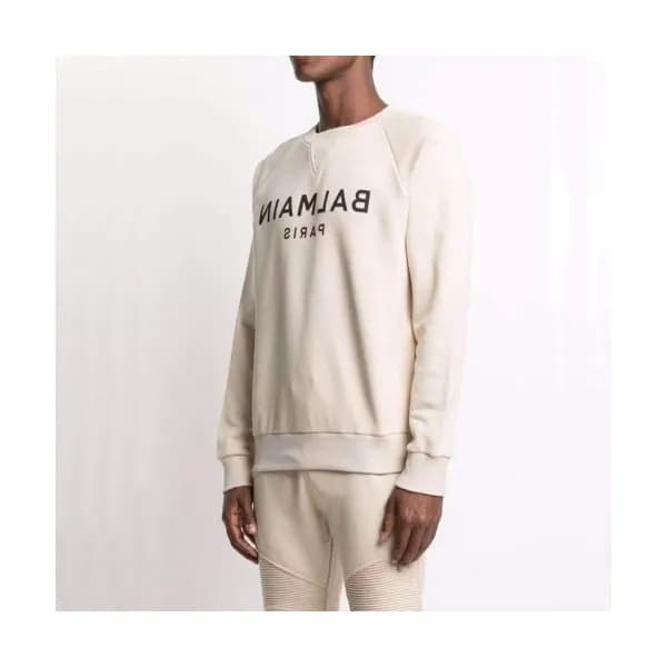 Balmain Mens Cotton Tshirts Ivory - 발망 2021 남성 코튼… - 1