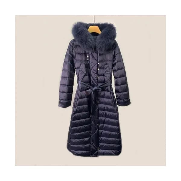 Maxmara Ladies Duck Down Long Padding Navy - 막스마라… - 1