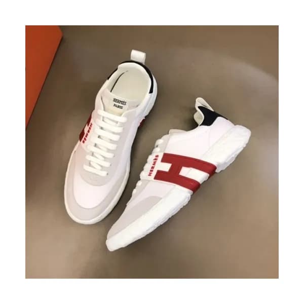 에르메스 남성 모던 레더 스니커즈 Size(240-275) 그레이 - Hermes Me… - 1