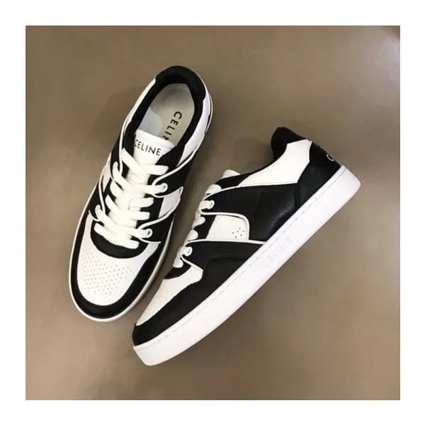 셀린느 남/녀 클래식 블랙 스니커즈 - Celine Unisex Black Sneakers… - 1