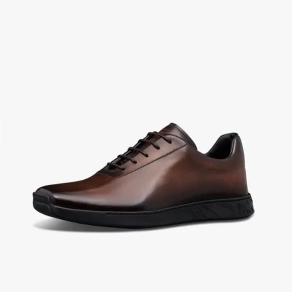 벨루티 남성 클래식 브라운 스니커즈 - Mens Brown Sneakers - ber00… - 1