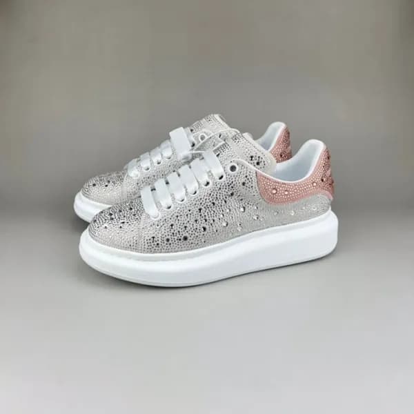 알렉산더맥퀸 남/녀 핑크탭 스니커즈 - Unisex Pink Sneakers - alx01… - 1