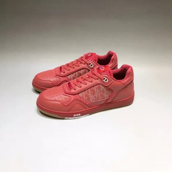 디올 남/녀 캐쥬얼 레드 스니커즈 - Unisex Red Sneakers - dio0201… - 1