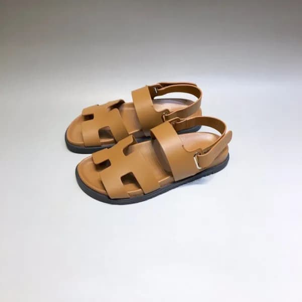 에르메스 남/녀 트렌디 카멜 샌들 - Unisex Camel Sandals - her088… - 1