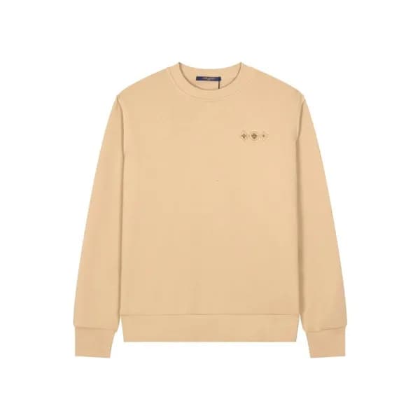 루이비통 남성 모던 카멜 맨투맨 - Mens Camel Tshirts - lou05214x - 1