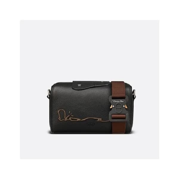 디올 남성 블랙 크로스백 - Dior Men Black Cross Bag - dio0233… - 1