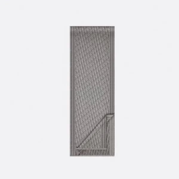 디올 남성 그레이 머플러 - Dior Mens Gray Muffler - di167x - 1