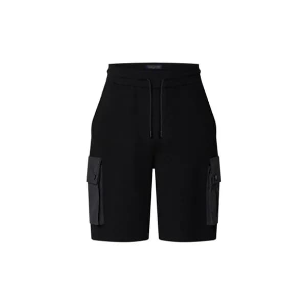 루이비통 남성 블랙 반바지 - Louis vuitton Mens Black Half-pan… - 1