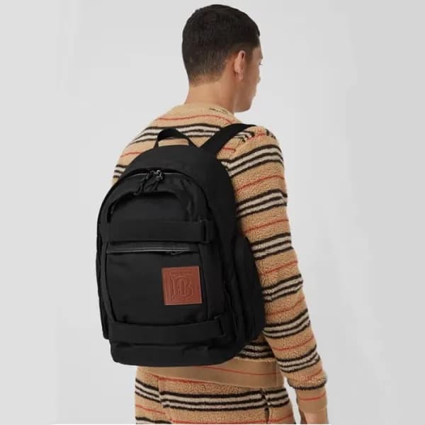 버버리 남성 블랙 백팩 - Burberry Mens Black Back Pack - bu3… - 1