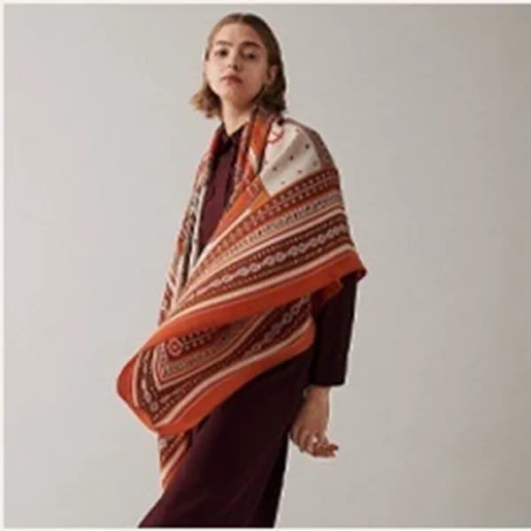 에르메스 여성 레드 스카프 - Hermes Womens Red Scarf - he534x - 1