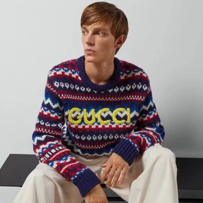 구찌 남성 크루넥 스웨터 - Gucci Mens Round Sweater - guc25x - 1