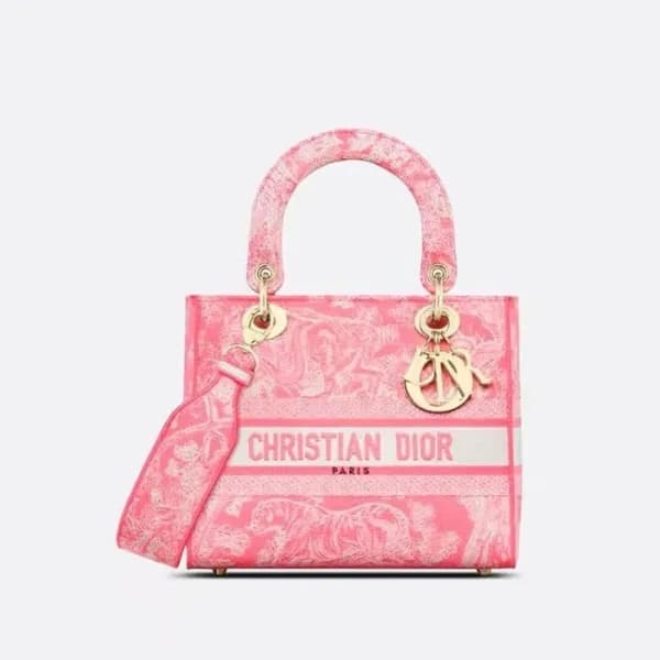 디올 여성 핑크 레이디 백 - Dior Womens Pink Lady Bag - dib52… - 1