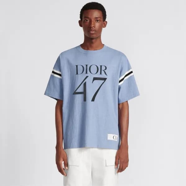 디올 남성 블루 반팔티 - Dior Mens Blue Tshirts - dic280x - 1