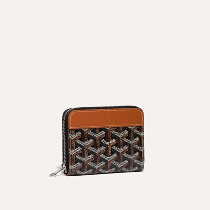 고야드 남/녀 마티뇽 블랙 탄 지갑 PM - Goyard Unisex Matignon Wa… - 1