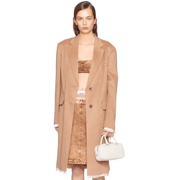 미우미우 여성 화이트 아르카디 볼링백 - Miumiu Womens Arcadie Bag -… - 1