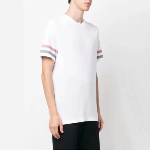 톰브라운 남성 크루넥 반팔티 - Thom Browne Mens Tshirts - thc11… - 1