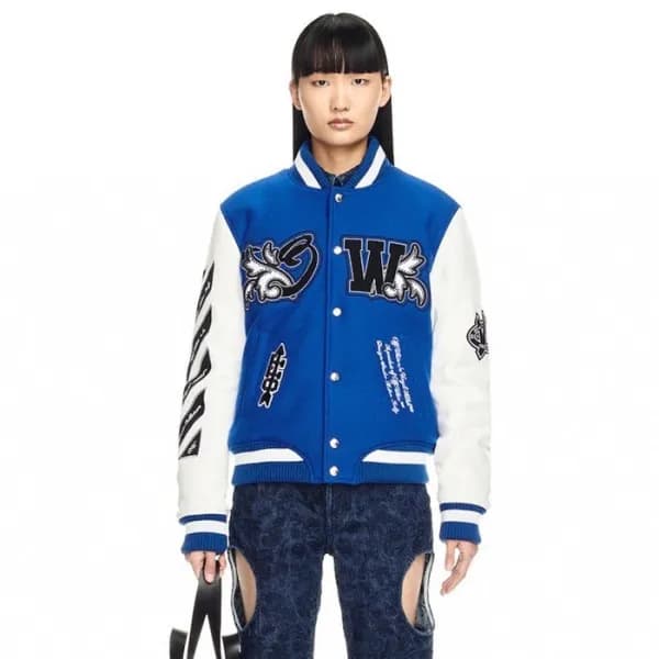 오프화이트 여성 봄버 자켓 - Off-white Womens Bomber Jacket - … - 1