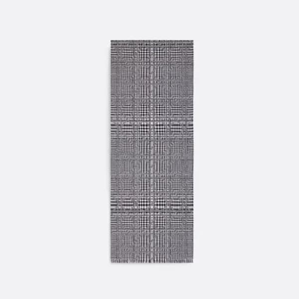 디올 남성 블랙 머플러 - Dior Mens Black Muffler - acc2396x - 1