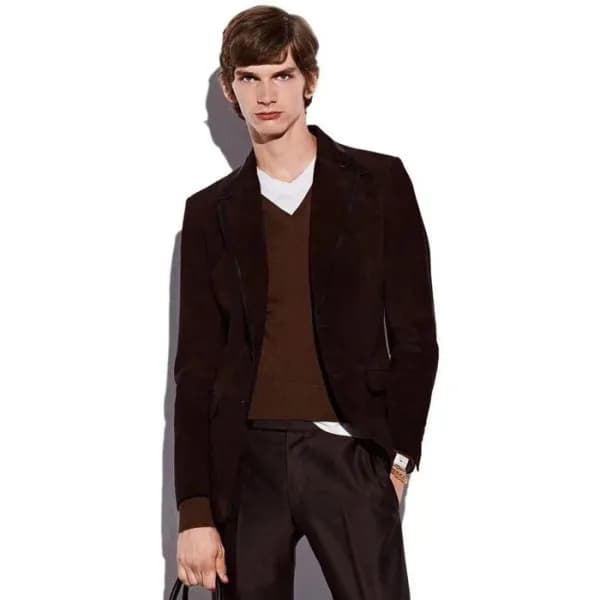 톰포드 남성 가죽 자켓 - Tom Ford Mens Leather Jacket - toc3… - 1