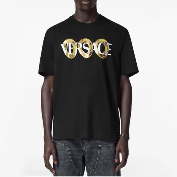 베르사체 남성 반팔 티셔츠 - Versace Mens Round Tshirt - vec48… - 1