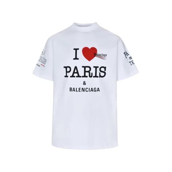 발렌시아가 남성 라운드 반팔 티셔츠 - Balenciaga Mens Round Tshirt… - 1
