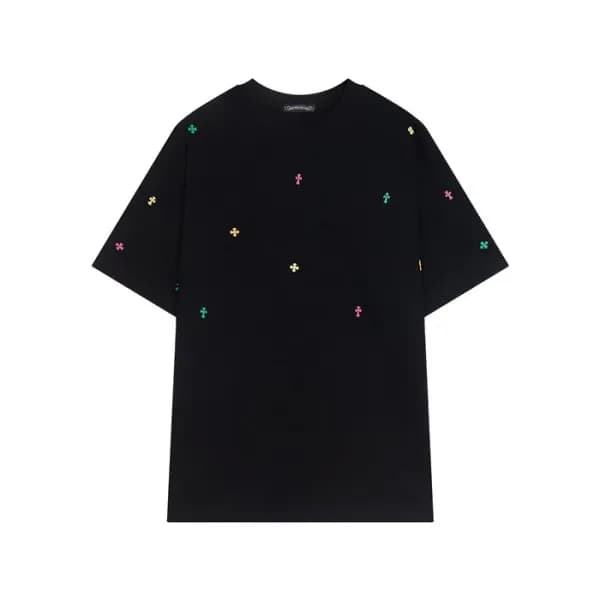 크롬하츠 남성 라운드 반팔티 - Chrom Hearts Mens Round Tshirt -… - 1