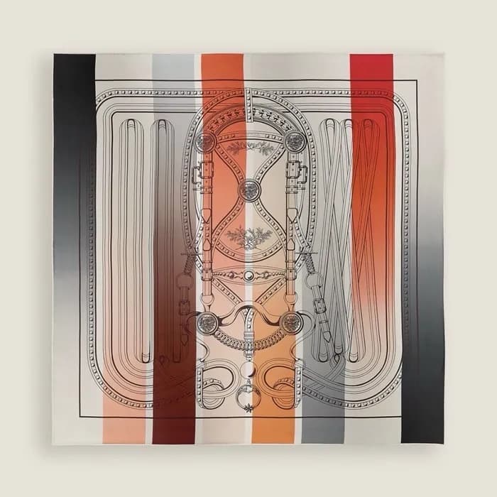 에르메스 여성 양면 스카프 - Hermes Womens Reversible Scarf - … - 1
