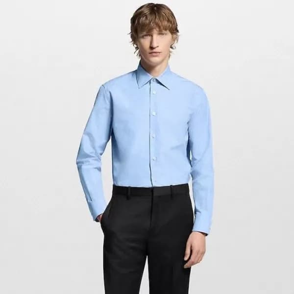 루이비통 남성 베이직 셔츠 - Louis vuitton Mens Dress Shirts -… - 1