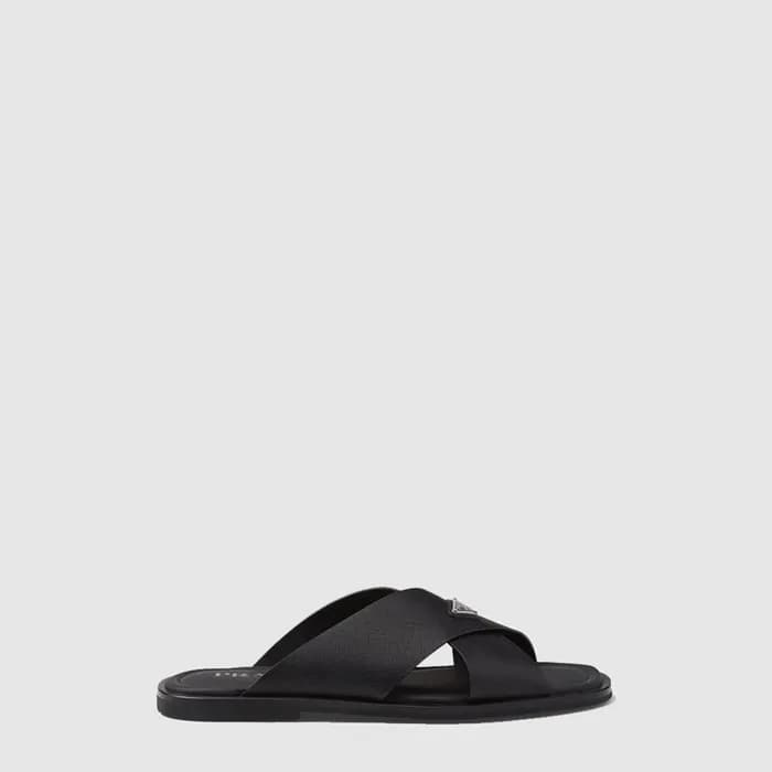 프라다 남성 크리스크로스 샌들 - Prada Mens Crisscross Sandals -… - 1
