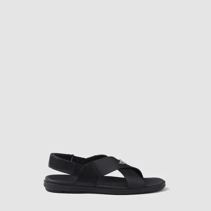 프라다 남성 크리스크로스 샌들 - Prada Mens Crisscross Sandals -… - 1