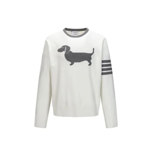 톰브라운 여성 라운드 니트 - Thom Browne Womens Knitwear - thc… - 1