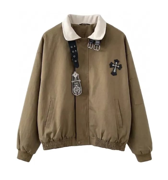 크롬하츠 남성 봄버 자켓 - Chrom Hearts Mens Bomber Jacket - … - 1