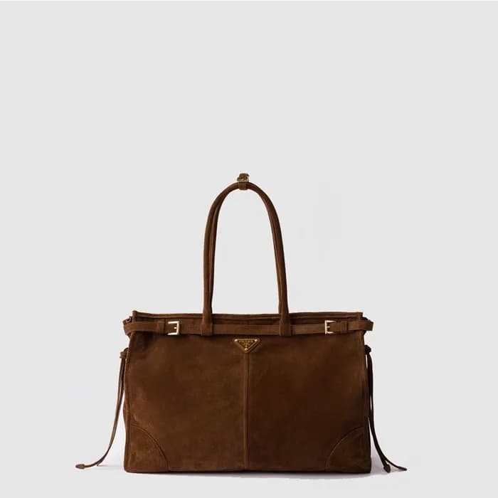 프라다 남성 라지 가죽 핸드백 1BA439 - Prada Mens Large Leather… - 1