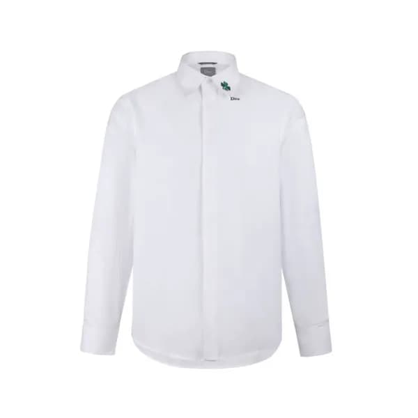 디올 남성 자수 셔츠 - Dior Mens Embroidered Shirt - dic138… - 1