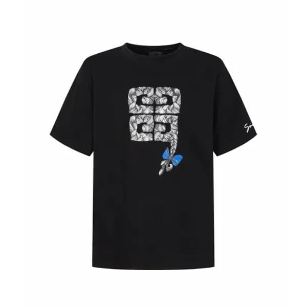 지방시 남성 라운드 반팔티 - Givenchy Mens Round Tshirt - gic1… - 1