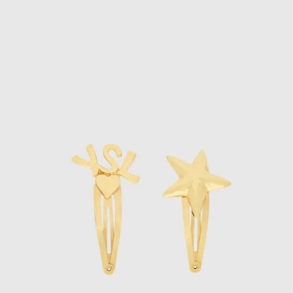입생로랑 여성 카산드라 헤어 클립 - Saint Laurent Womens Cassandr… - 1